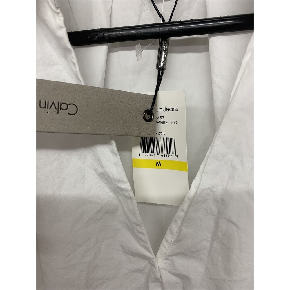 Womens Size M Calvin Klein White Swim Cover Up NWT - Picture 3 of 7
